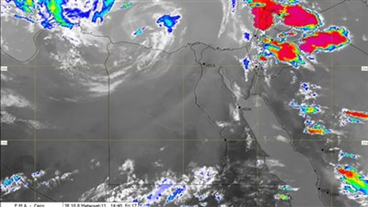 أمطار رعدية تغطي سيناء ورياح مثيرة للأتربة تضرب طقس مختلف محافظات مصر